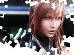 Final Fantasy, Spojrzenie, Dziewczyna, Broń