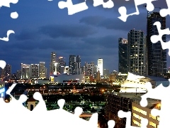 Miasto, Zmierzch, Floryda, Miami