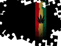 Marihuana, Kolory, Rasta, Reggae