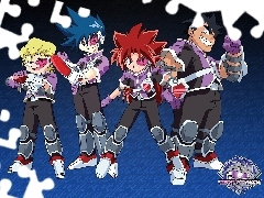 postacie, okulary, Beyblade