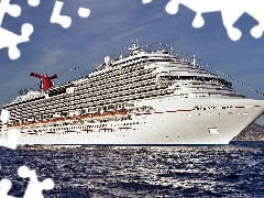 Dream, Carnival, Morze, Statek