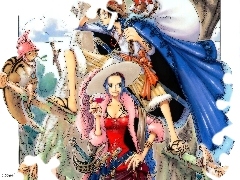 ludzie, zwierzak, One Piece