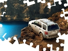 Urwisko, Rzeka, Ford, Escape