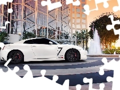 Fontanna, Wieżowiec, Nissan, GTR