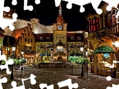 Projekt, Kalifornia, Anaheim, USA, Miasta nocą, Disneyland