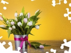 Wazon, Bukiet, Tulipany