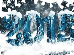 Sople, Śnieg, Nowy Rok, 2015