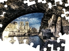 Francja, Paryż, Katedra, Notre Dame