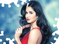 Brunetka, Spojrzenie, Katrina Kaif