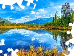 Banff, Las, Góry, kanada, Jezioro