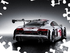 Tył, R8, Wyścigowy, Audi