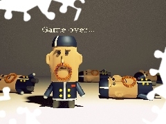 Game Over, 3D, Ludziki