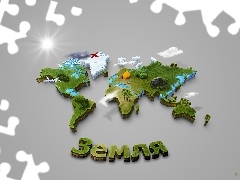 3D, Mapa