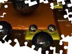 3D, Kulki, Srebrne, Metaliczne