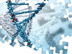 Abstrakcja, Grafika 3D, DNA
