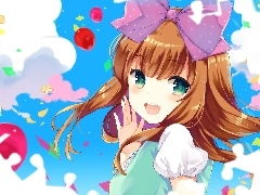 Balony, Anime, Dziewczyna