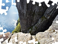 Klif Preikestolen, Norwegia, Fiord Lysefjorden
