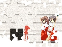 miotła, spódnica, Suzumiya Haruhi No Yuuutsu