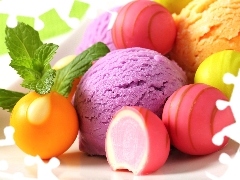 Lody, Kolorowe