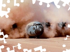 Piasek, Pustyni, C130-Hercules