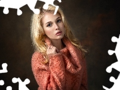 Blondynka, Zmysłowa, Kobieta