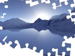 Górskie, Zima, Jezioro