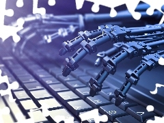 Klawiatura, Ręce, Robotyka, Robot