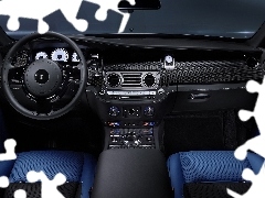 2017, Wnętrze, Rolls Royce Wraith Black Badge