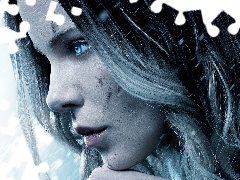 Rany, Profil, Kate Beckinsale, Twarz, Underworld: Wojny krwi