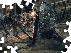 Gra, Walczący, Rycerz, Dark Souls 3