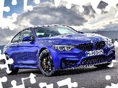 BMW M4 CS Limited Edition, 2017, Niebieskie
