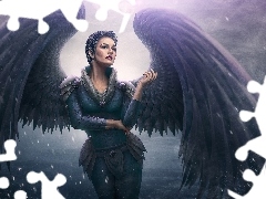 Kobieta, Anioł, Fantasy