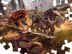 Gra komputerowa, Postać, Aloy, Horizon Zero Dawn