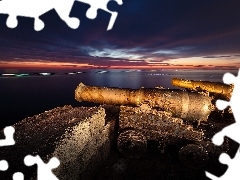 Mury obronne, Castello di Monopoli, Fort, Zamek, Morze Śró