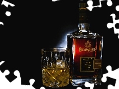 Szklanka, Butelka, Rum Bundaberg
