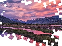 Patagonia, Argentyna, Rzeka Río de las Vueltas, Zachód Sł