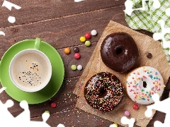 Kawa, Pączki, Donuty