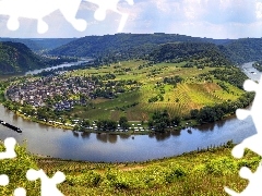Panorama, Wielka, Rzeka, Miasta