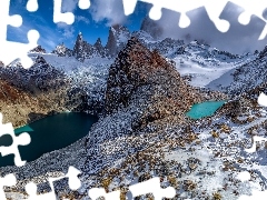 Góry, Park Narodowy Los Glaciares, Laguna de Los Tres, Szcz