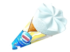 Śmietankowy, Nestle, Rożek