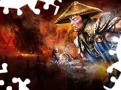 Mężczyzna, Pioruny, Mortal Kombat, Raiden