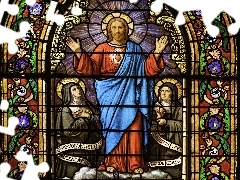 Witraż, Religia, Jezus Chrystus, Okno