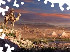 Assassins Creed: Origins, Wielbłąd, Bayek, Egipt