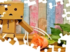 Sznurek, Róża, Ludzik, Danbo, Kartonowy