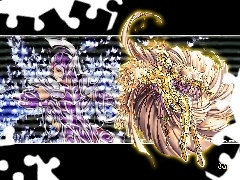 zbroja, wojownik, Saint Seiya, kobieta
