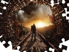 Tory, Zachód słońca, Metro Exodus, Tunel, Gra