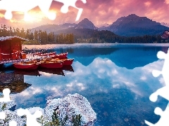 Tatry Wysokie, Drzewa, Słowacja, Przystań, Tatrzański Par