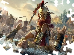 Postać, Kasandra, Assassins Creed Odyssey, Walka, Gra