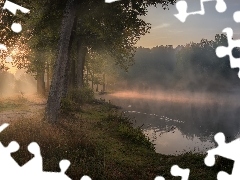 Mgła, Przebijające światło, Rosja, Staw Barski, Obwód m