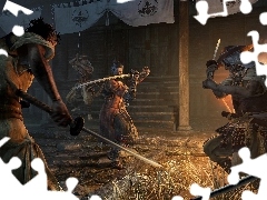 Sekiro Shadows Die Twice, Wojownik Sekiro, Walka, Postacie